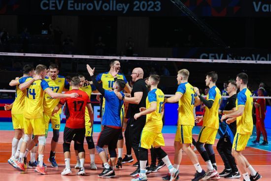 Мужская сборная Украины по волейболу одержала третью победу в квалификации на Олимпиаду-2024 (видео)
