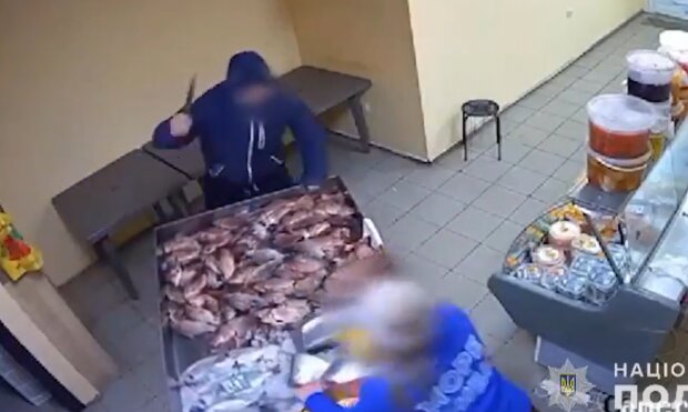 У Полтаві продавчиня і лосось 