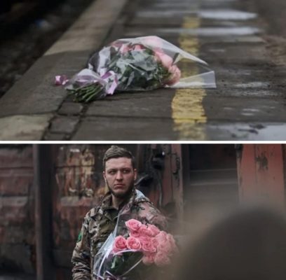 Військовий залишив квіти на вокзалі, бо думав, що дівчина його покинула: чим закінчилась історія, яка зачепила українців